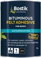 Bostik Bituminous Felt Adhesive for Roofs - 2.5L