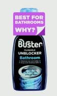 Buster Bathroom Plughole Unblocker - 300ml