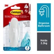 Command™ Designer Hook With Bath Strips - Large