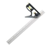 Fisher Combination Square - English & Metric Markings - 12"/300mm