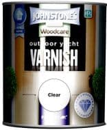 Johnstone's Outdoor Yacht Varnish Gloss 750ml - Clear Gloss