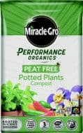 Miracle-Gro® Performance Organic Peat Free Potted Plant Compost - 20L
