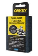 Oakey Dual-Grit Flexible Sanding Sponge - 90 x 65 x 25mm - Fine/Coarse
