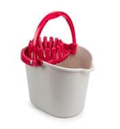 Plasticforte Easy Drain Mop Bucket - Red