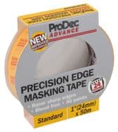ProDec Advance Precision Edge Masking Tape - 24mm x 50m Standard