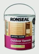 Ronseal Crystal Clear Outdoor Varnish 2.5L - Matt