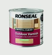 Ronseal Crystal Clear Outdoor Varnish 250ml - Matt