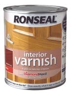 Ronseal Interior Varnish Gloss 250ml - Medium Oak