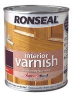 Ronseal Interior Varnish Gloss 750ml - Deep Mahogany