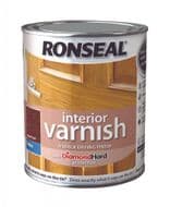 Ronseal Interior Varnish Satin 250ml - Dark Oak