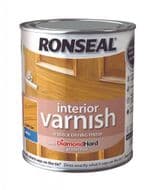 Ronseal Interior Varnish Satin 250ml - Light Oak