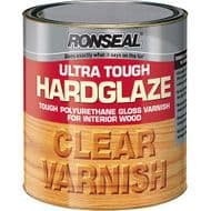 Ronseal Ultra Tough Varnish Hard Glaze - 750ml