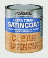 Ronseal Ultra Tough Varnish Satin Coat - 250ml