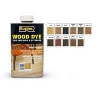 Rustins Interior & Exterior Wood Dye 250ml - Brown Mahogany