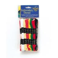 Sewing Box Embroidery Thread - Pack 12