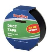 SupaDec 50m Duct Tape - Black