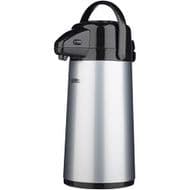 Thermos Push Button Pump Pot 1.9L - Stainless Steel 