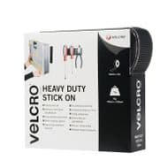 VELCRO® Brand Heavy Duty Stick On Tape - 50mm x 5m Black