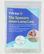 Vitrex Long Leg Tile Spacers - 4x250