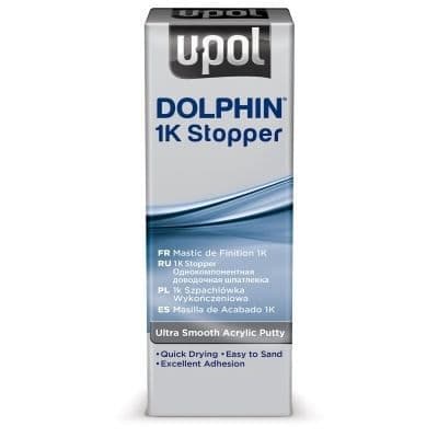 U-Pol Dolphin 200g 1K STOPPER Ultra Smooth Acrylic Putty - No Hardener Required