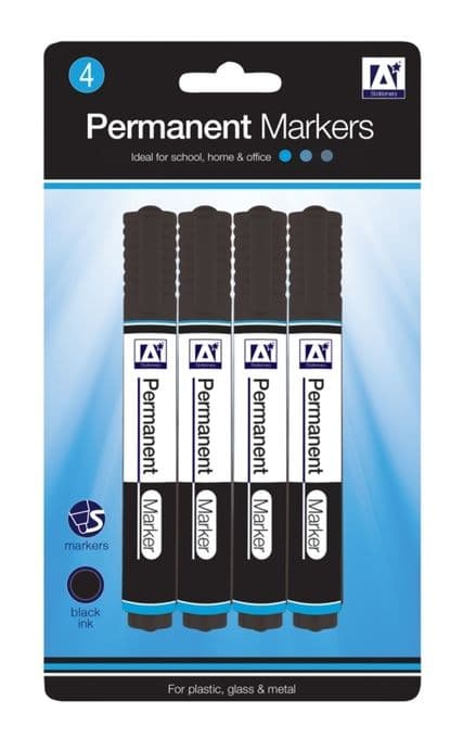 Anker Permanent Markers - Pack 4