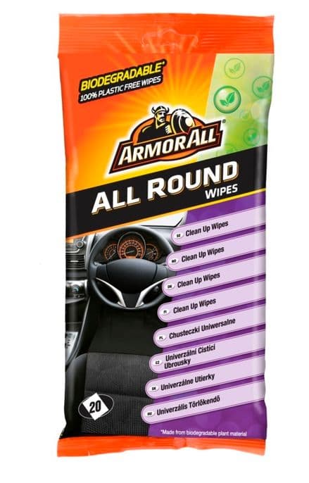 Armor All Carpet & Seat Wipes - Pack of 15