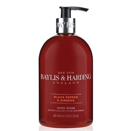 Baylis & Harding Hand Wash 500ml - Black Pepper & Ginseng