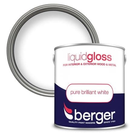 Berger Liquid Gloss 2.5L - Pure Brilliant White