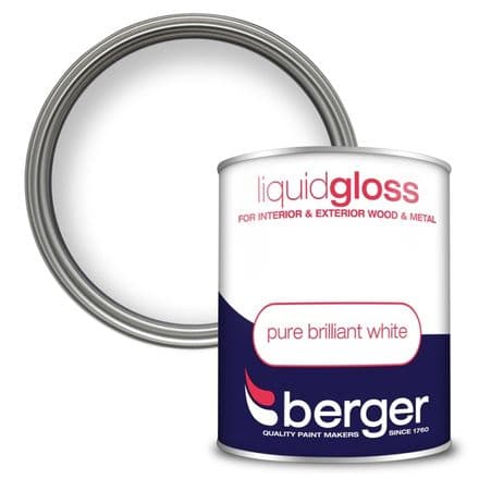 Berger Liquid Gloss 750ml - Pure Brilliant White