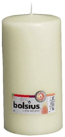Bolsius Pillar Candle Single 200mm - Ivory