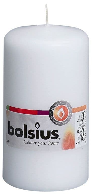 Bolsius Pillar Candle Single - White