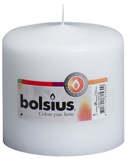 Bolsius Pillar Candle - White