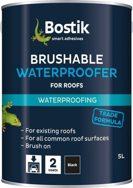 Bostik Brushable Waterproofer For Roofs - 2.5L