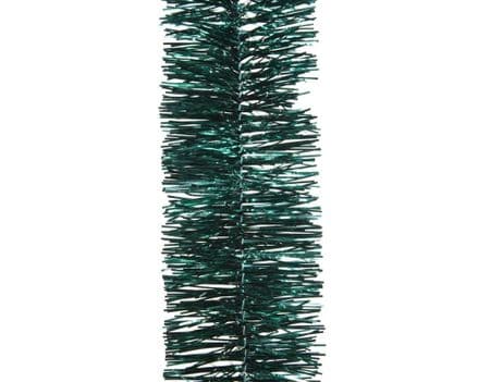 Deco 4 Ply Shiny Tinsel Garland - 270cm Emerald Green