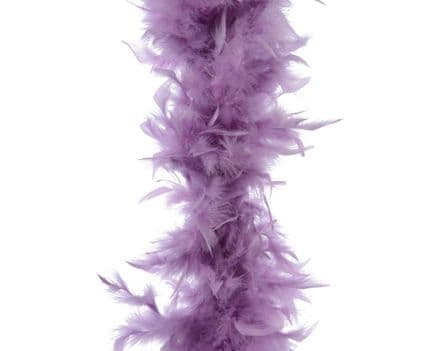 Deco Feather Boa Garland - 15 x 184 Cloudy Lilac
