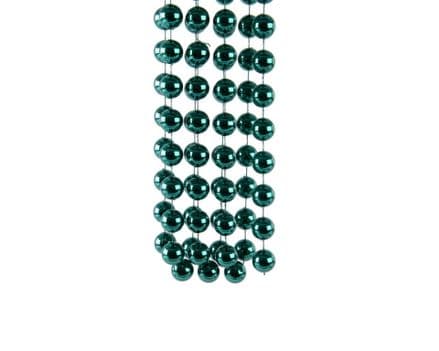 Deco Plastic Bead Garland 2 x 270cm - Emerald Green