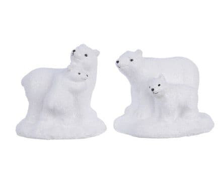 Deco Terrac Polar Bears - White
