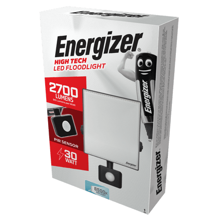 Energizer 30W LED IP44 PIR Floodlight - PIR