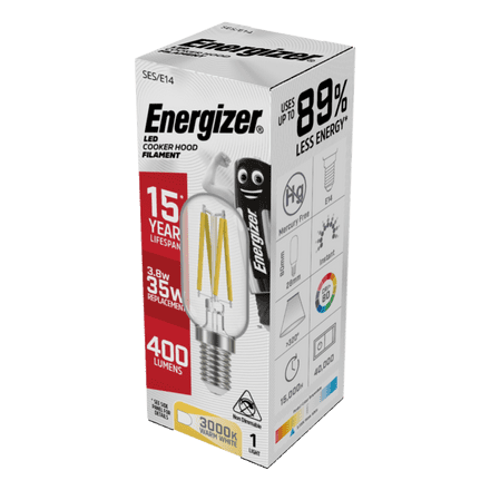 Energizer Filament LED Cooker Hood E14 - 3.8w 420lm
