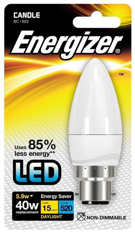 Energizer LED Candle - 5.2w 470lm