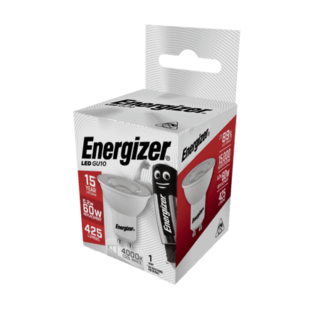 Energizer LED GU10 Cool White 36" - 6.2w 425lm