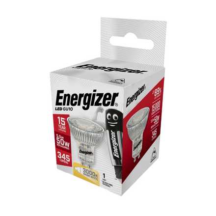 Energizer LED GU10 Warm White Dimmable 36" - 5.5w 375lm