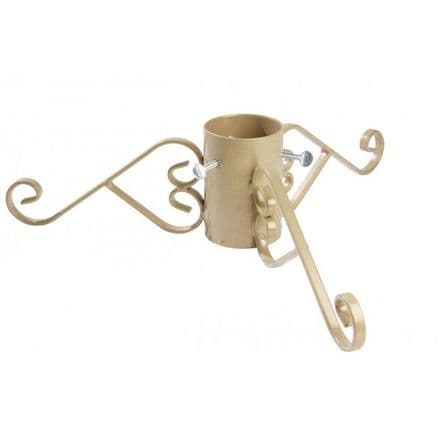Garland 5" Christmas Tree Stand - Gold Sparkle