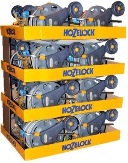 Hozelock Assembled 60m Hose Cart 30m Hose - Display Unit of 16
