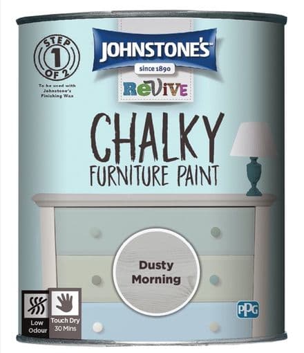 Johnstone's Chalky Furniture Paint 750ml - Dusty Morning