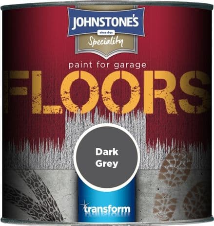 Johnstone's Garage Floor Paint Semi Gloss 250ml - Dark Grey