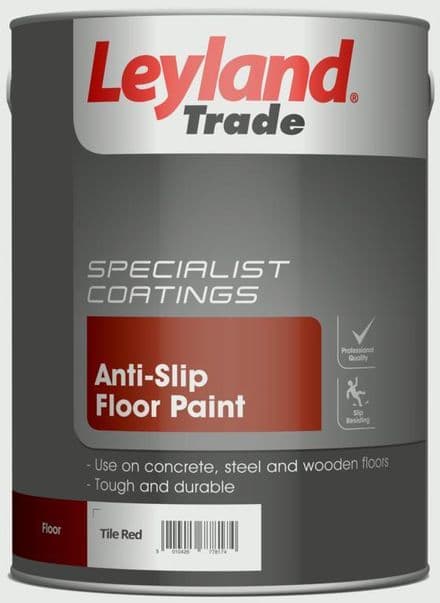 Leyland Trade Anti-Slip Floor Paint 5L - Tile Red
