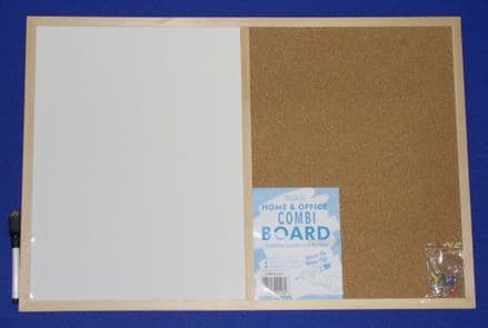 Nicoline Combi Boards (half Cork / half Write-on/Wipe-off) - 60cm x 40cm