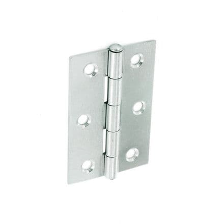 Securit Loose Pin Butt Hinges Zinc Plated (Pair) - 75mm