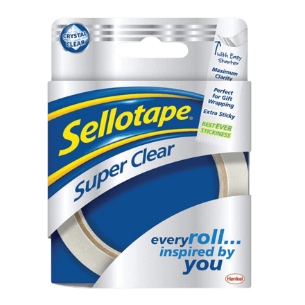 Sellotape Clear Roll - 24mm x 50m